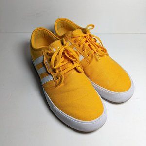 Adidas Men Originals Seeley EG9307 Active Gold Cloud White Gum Skate Shoes Sz 10